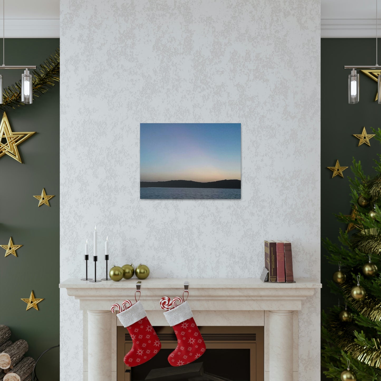 Art Prints & Wall Art, Canvas Gallery Wraps with Night At the Lake Signature Art Print