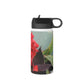 Red Canna | Stainless Steel Water Bottle, Standard Lid | High Bloom Collection | Life By Ortavia