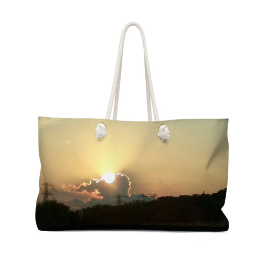 Sun in the Clouds | Heavens Collection | Weekender Bag 24" x13" | Life By Ortavia