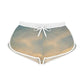 Pink/Blue Colored Women's Relaxed Shorts