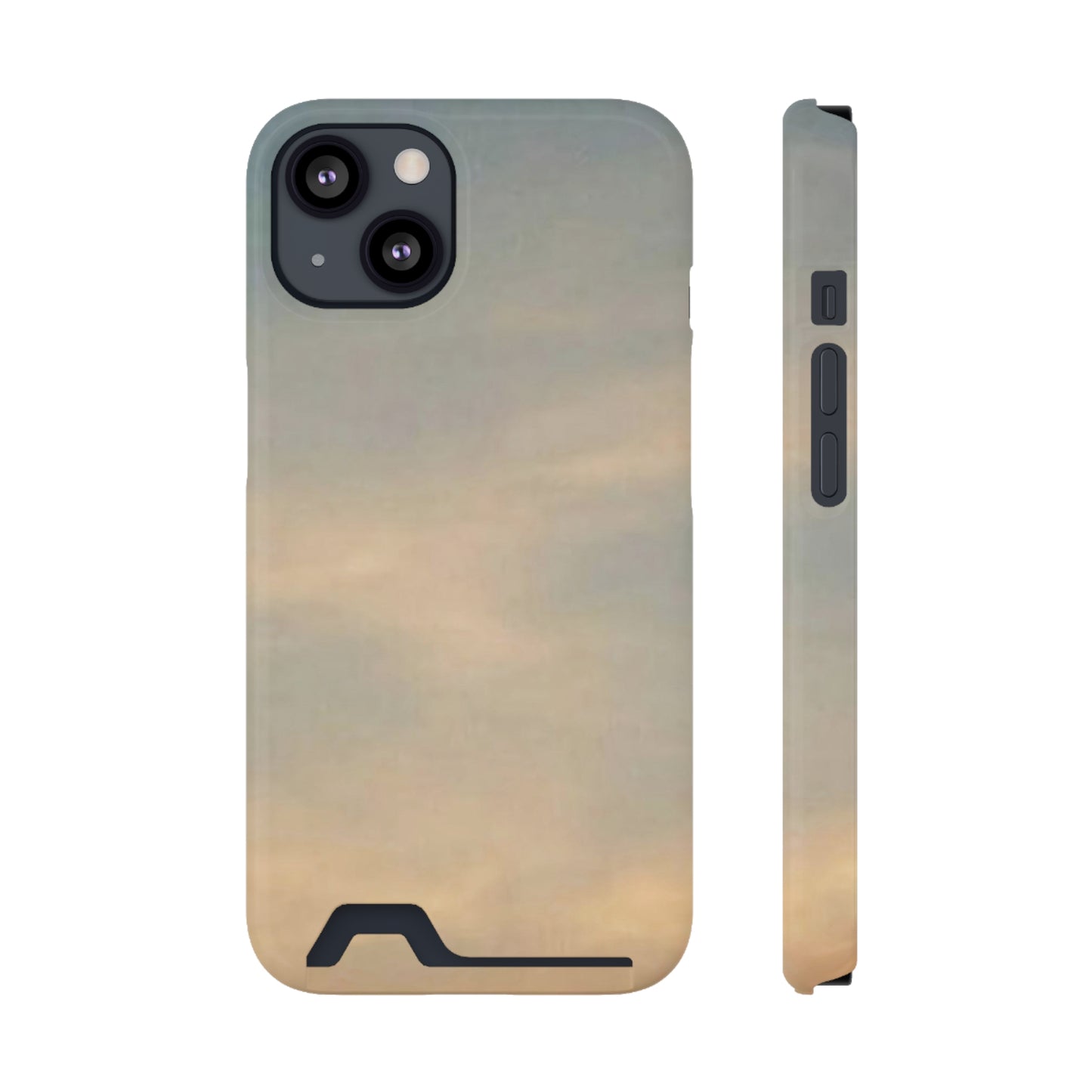 Pink/Blue Multi-Colored Sky | Phone Case with Card Holder | Life By Ortavia