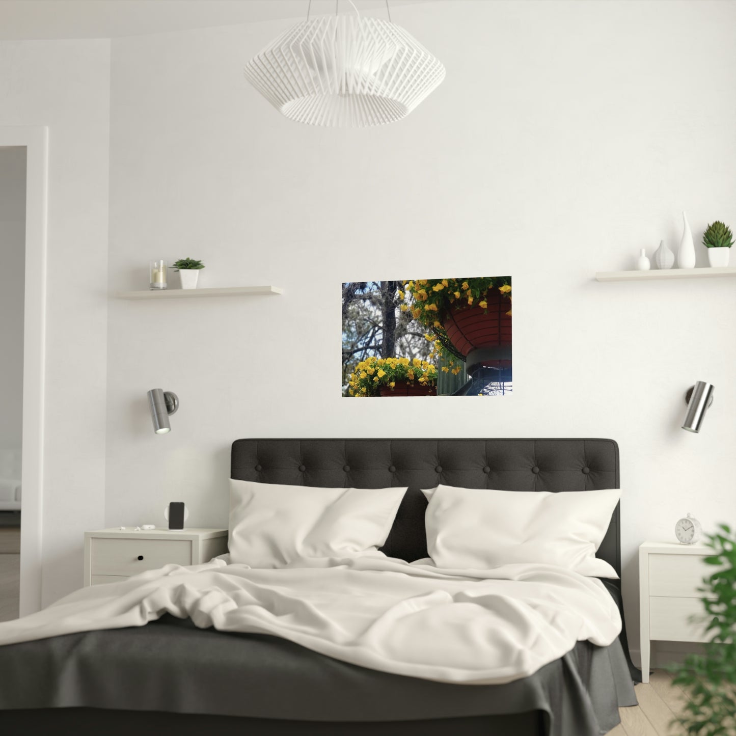Yellow Pansies Downtown | Satin Posters (210gsm) | High Bloom Collection | Life By Ortavia