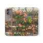 Flowers On A Rugged Fence | Folio Phone Case | High Bloom Collection | Life By Ortavia