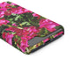 Phone Case With Card Holder with Hot Pink Bougainvillea Design
