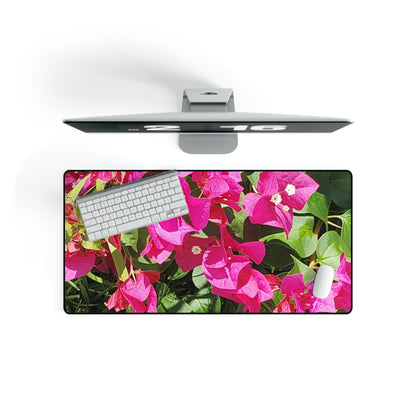 Hot Pink Bougainvillea | High Bloom Collection | Desk Mat | Life By Ortavia