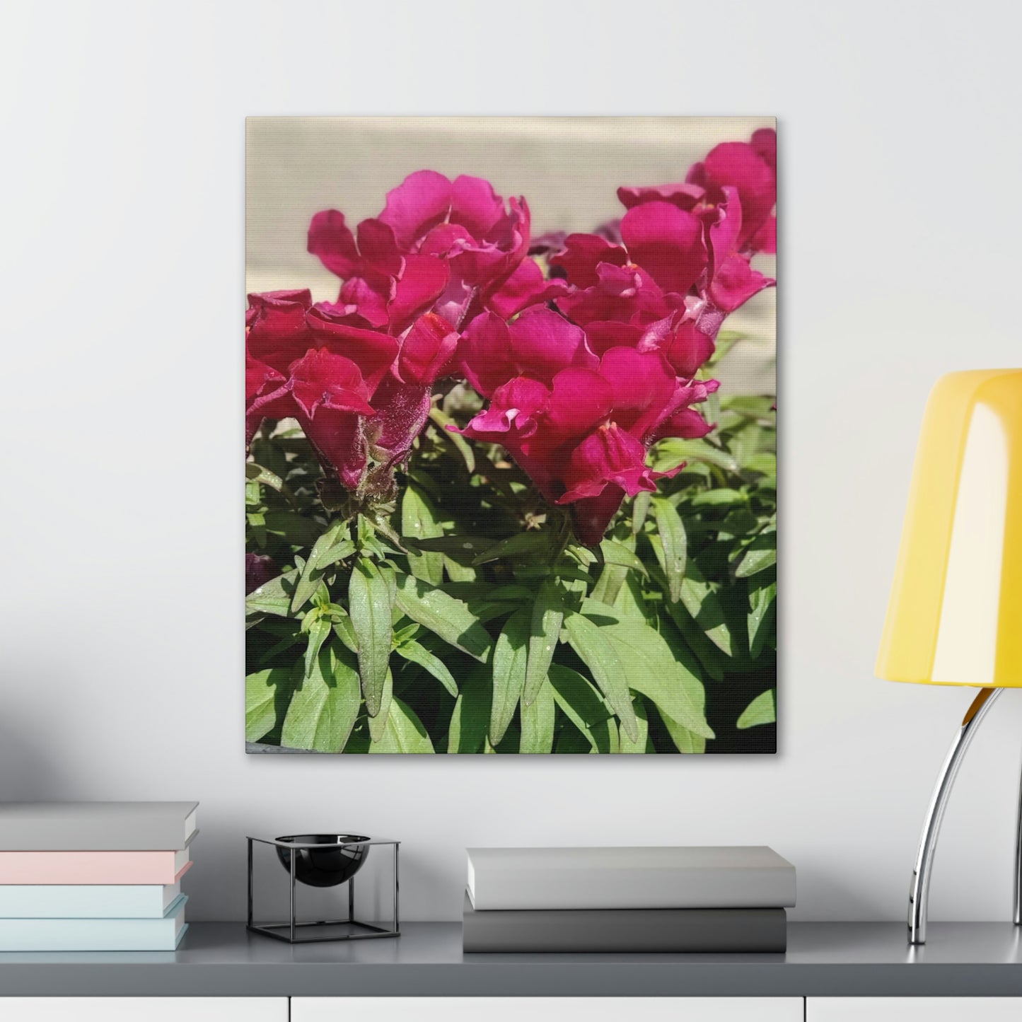 Magenta Snapdragon | Wall Art Canvas | High Bloom Collection | Life By Ortavia