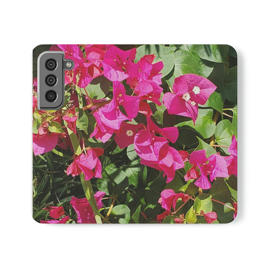Hot Pink Bougainvillea | Folio Phone Case | High Bloom Collection | Life By Ortavia