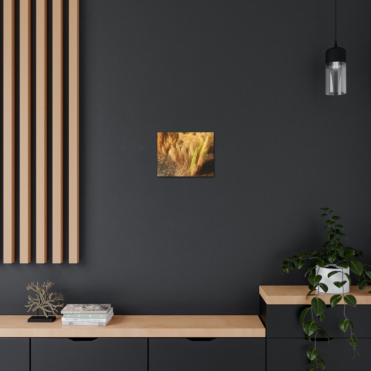Golden Foxtail Fern | Wall Art Canvas | High Bloom Collection | Life By Ortavia