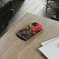 Red Canna | Phone Case With Card Holder | High Bloom Collection | Life By Ortavia