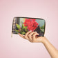 Red Canna | High Bloom Collection | Zipper Wallet | Life By Ortavia