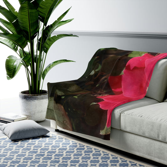Knockout | Velveteen Plush Blanket | High Bloom Collection | Life By Ortavia