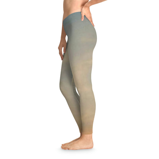 Pink and Blue Skies | Stretchy Leggings | Life By Ortavia
