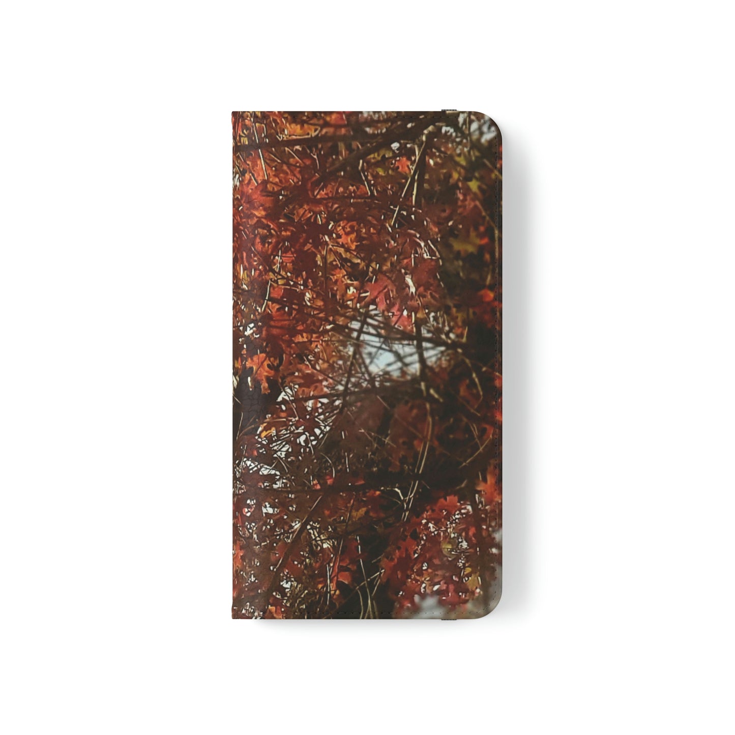 Red Autumn Leaves | Folio Phone Case | High Bloom Collection | Life By Ortavia