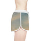 Pink/Blue Colored Women's Relaxed Shorts