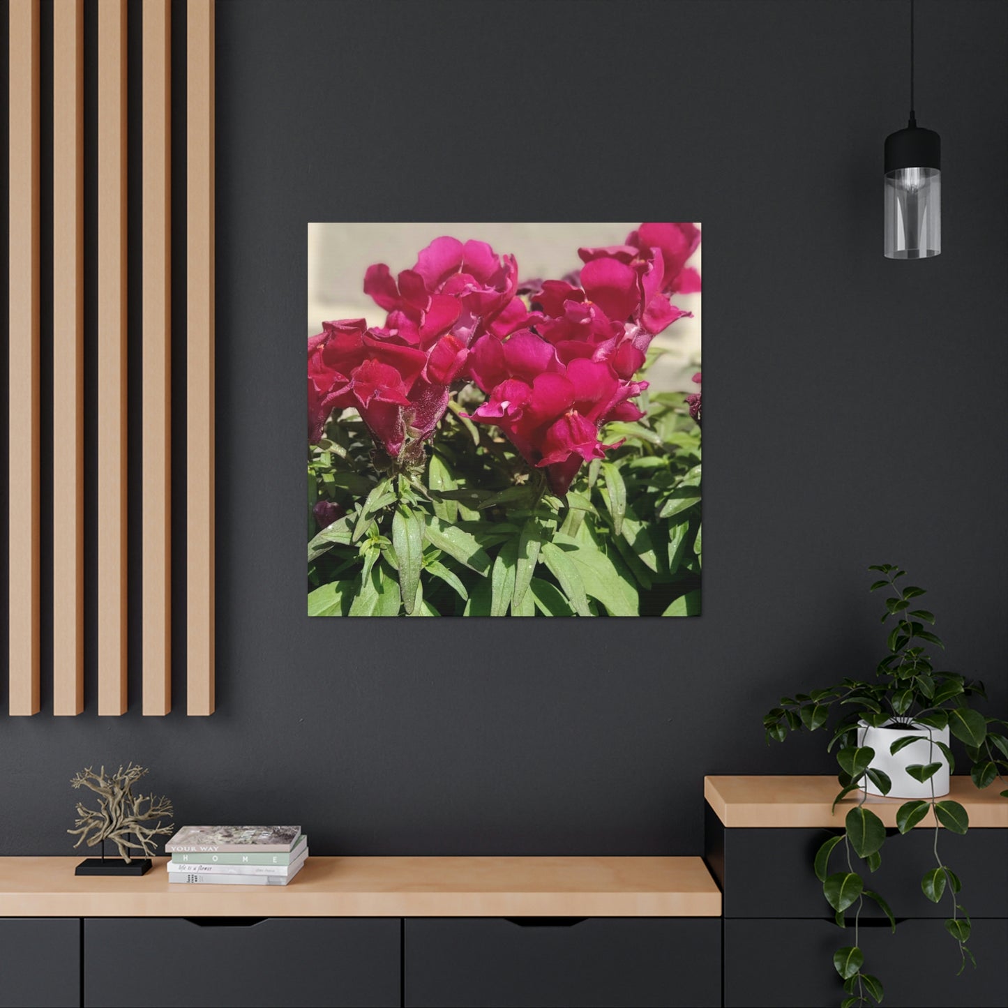Magenta Snapdragon | Wall Art Canvas | High Bloom Collection | Life By Ortavia