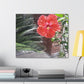 Art Prints & Wall Art, Gallery Canvas with Peach Hibiscus Flower