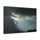 Sun Through Dark Clouds | Wall Art Canvas | Heavens Collection