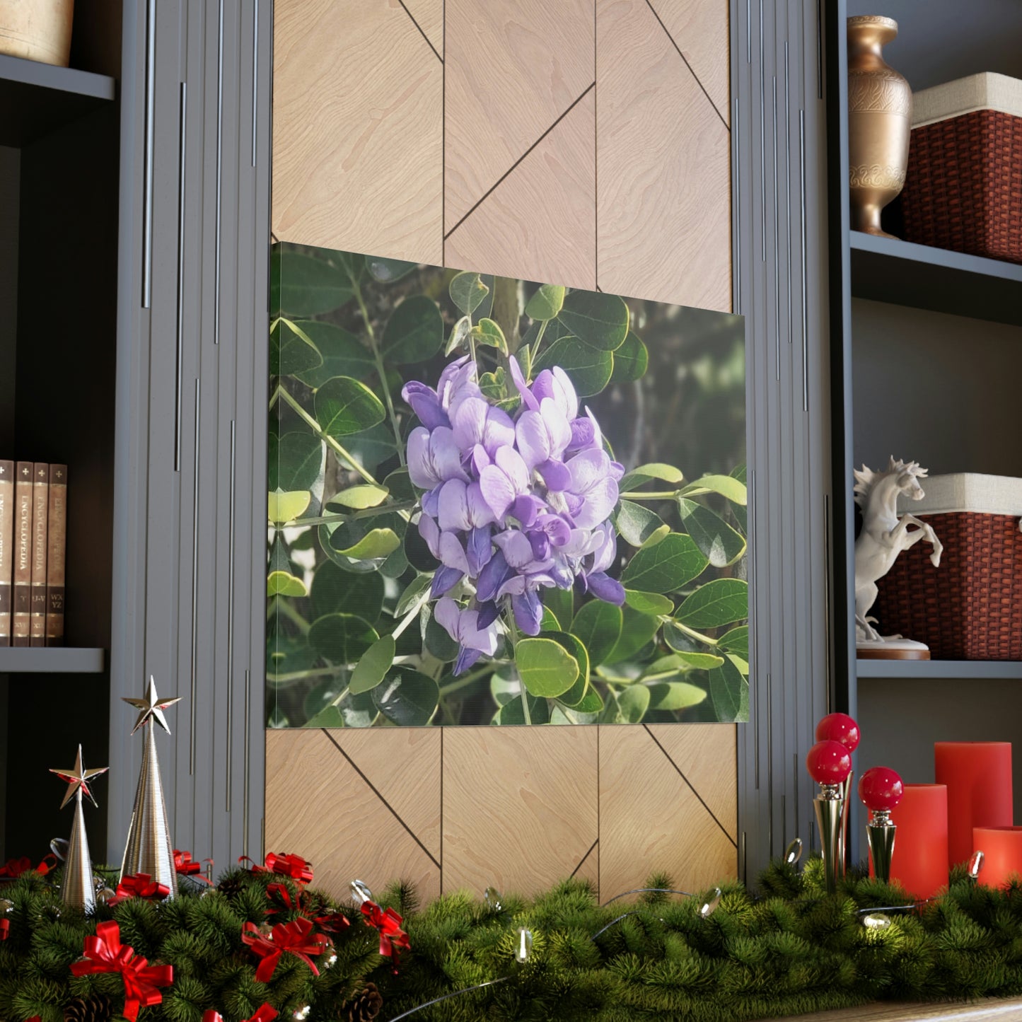 Purple Texas Mountain Laurel | Wall Art Canvas