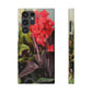 Red Canna | Phone Case With Card Holder | High Bloom Collection | Life By Ortavia