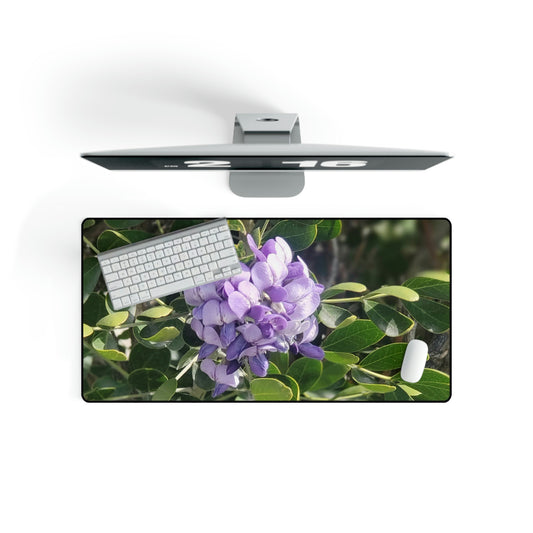 Purple Texas Mountain Laurel | Desk Mat