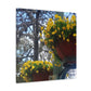 Yellow Pansies Downtown | Wall Art Canvas | High Bloom Collection | Life By Ortavia