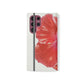 Peach Hibiscus White Background | Folio Phone Case | High Bloom Collection | Life By Ortavia