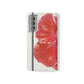 Peach Hibiscus White Background | Folio Phone Case | High Bloom Collection | Life By Ortavia