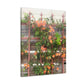 Flowers On A Rugged Fence | Wall Art Canvas | High Bloom Collection | Life By Ortavia