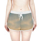 Pink/Blue Colored Women's Relaxed Shorts