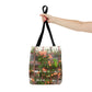 Flowers On A Rugged Fence | Tote Bag | High Bloom Collection | Life By Ortavia