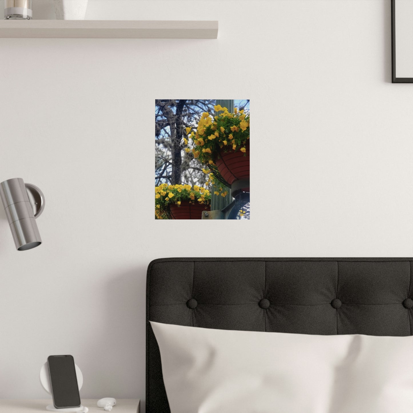 Yellow Pansies Downtown | Satin Posters (210gsm) | High Bloom Collection | Life By Ortavia