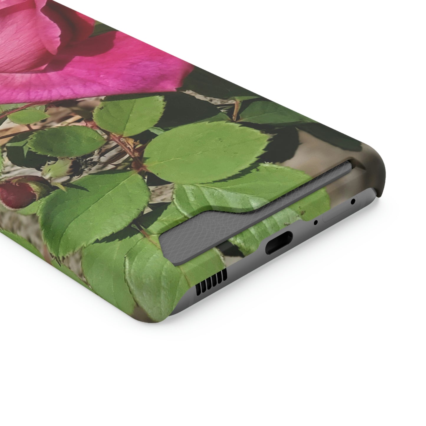 Dear Pink Rosa | Phone Case with Card Holder | High Bloom Collection | Life By Ortavia