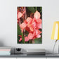 Art Prints & Wall Art, Canvas Gallery with Pink Canna Flower