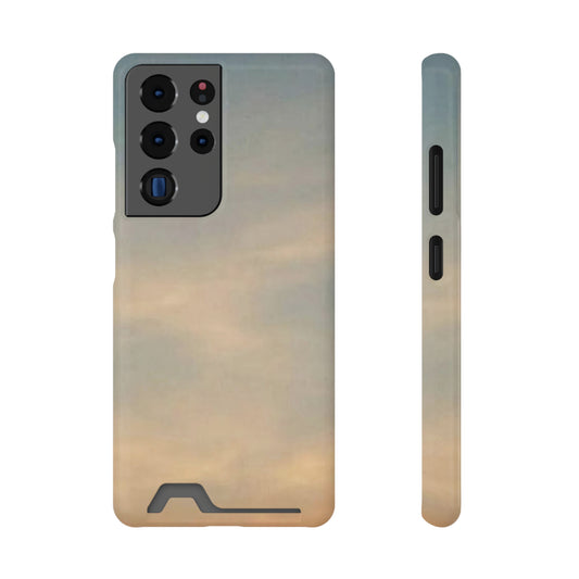 Pink/Blue Multi-Colored Sky | Phone Case with Card Holder | Life By Ortavia