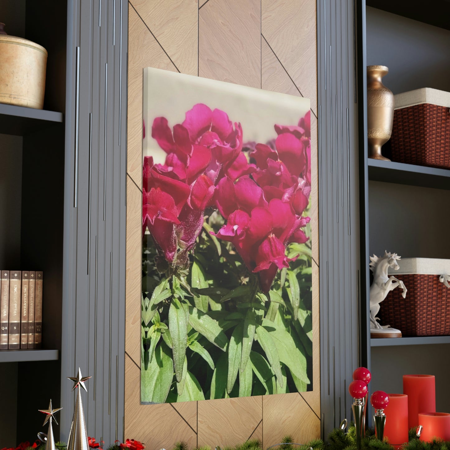 Magenta Snapdragon | Wall Art Canvas | High Bloom Collection | Life By Ortavia