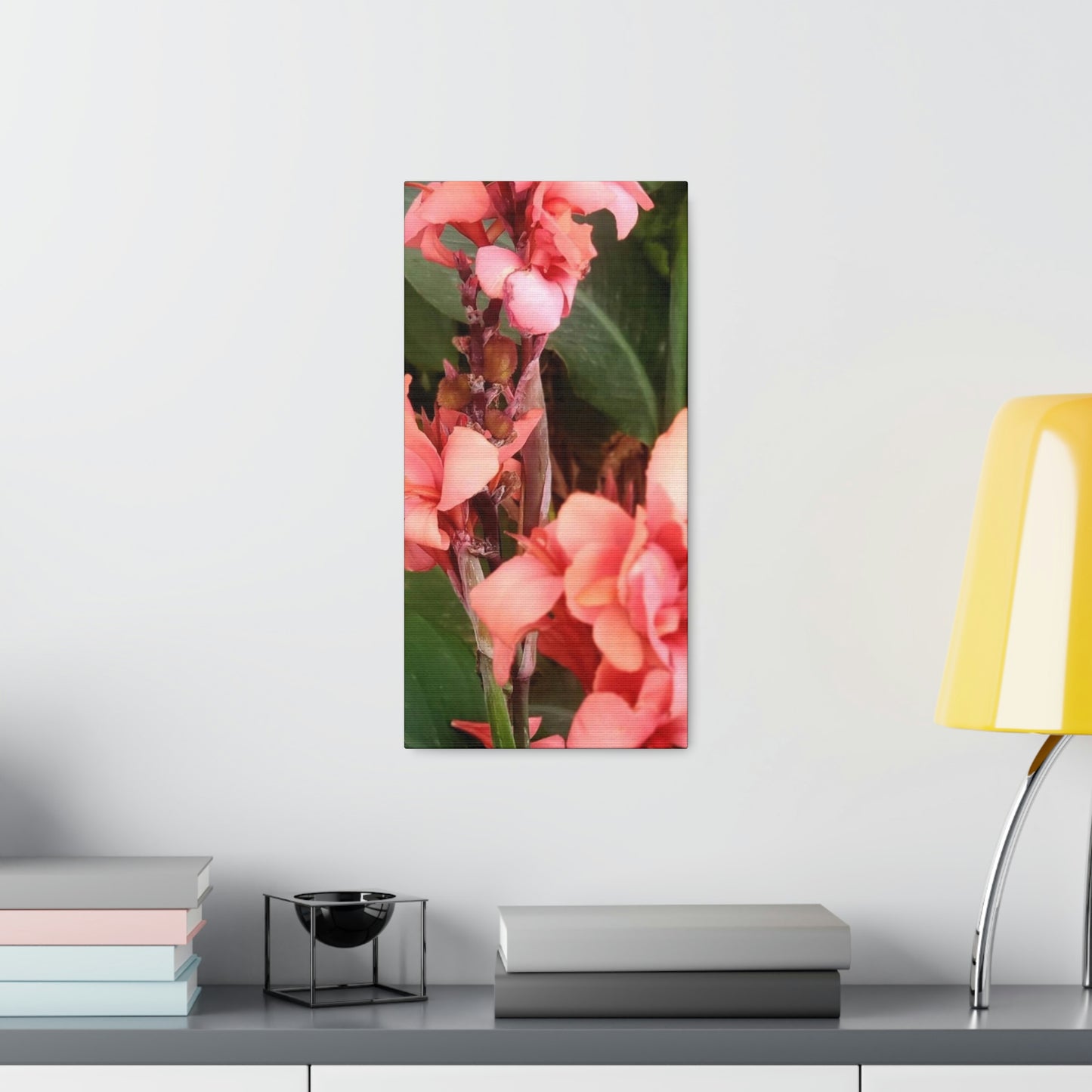 Art Prints & Wall Art, Canvas Gallery with Pink Canna Flower