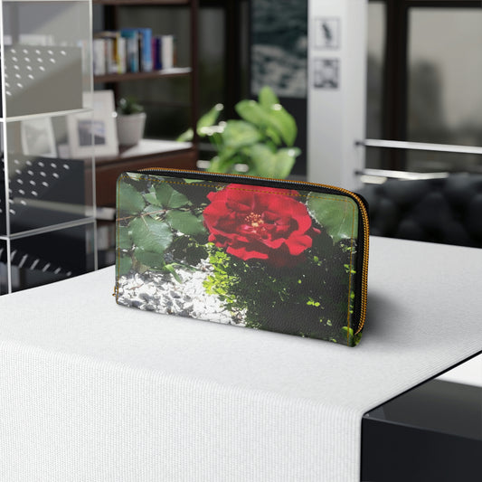 Europeana Red Rose | High Bloom Collection | Zipper Wallet | Life By Ortavia
