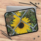 Laptop Sleeve with Sunflower Behind A Fence Design 7 Inch 10 Inch 13 Inch 15 Inch 17 Inch