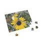 Sunflower Behind A Fence | 96 252 500 1000 pc Puzzle | Life By Ortavia