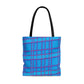 Light Blue/Red | Tote Bag | Vintage Window Collection | Life By Ortavia