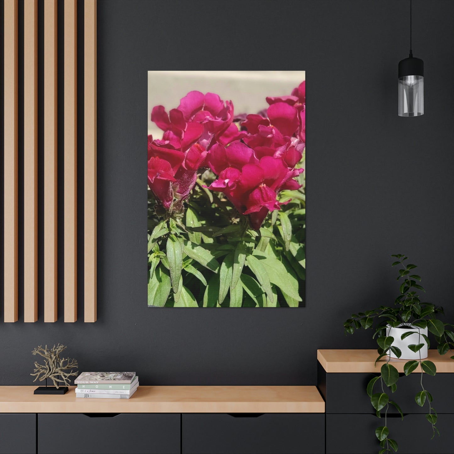 Magenta Snapdragon | Wall Art Canvas | High Bloom Collection | Life By Ortavia