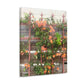 Flowers On A Rugged Fence | Wall Art Canvas | High Bloom Collection | Life By Ortavia