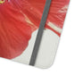 Peach Hibiscus White Background | Folio Phone Case | High Bloom Collection | Life By Ortavia