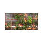 Flowers On A Rugged Fence | High Bloom Collection | Desk Mat | Life By Ortavia