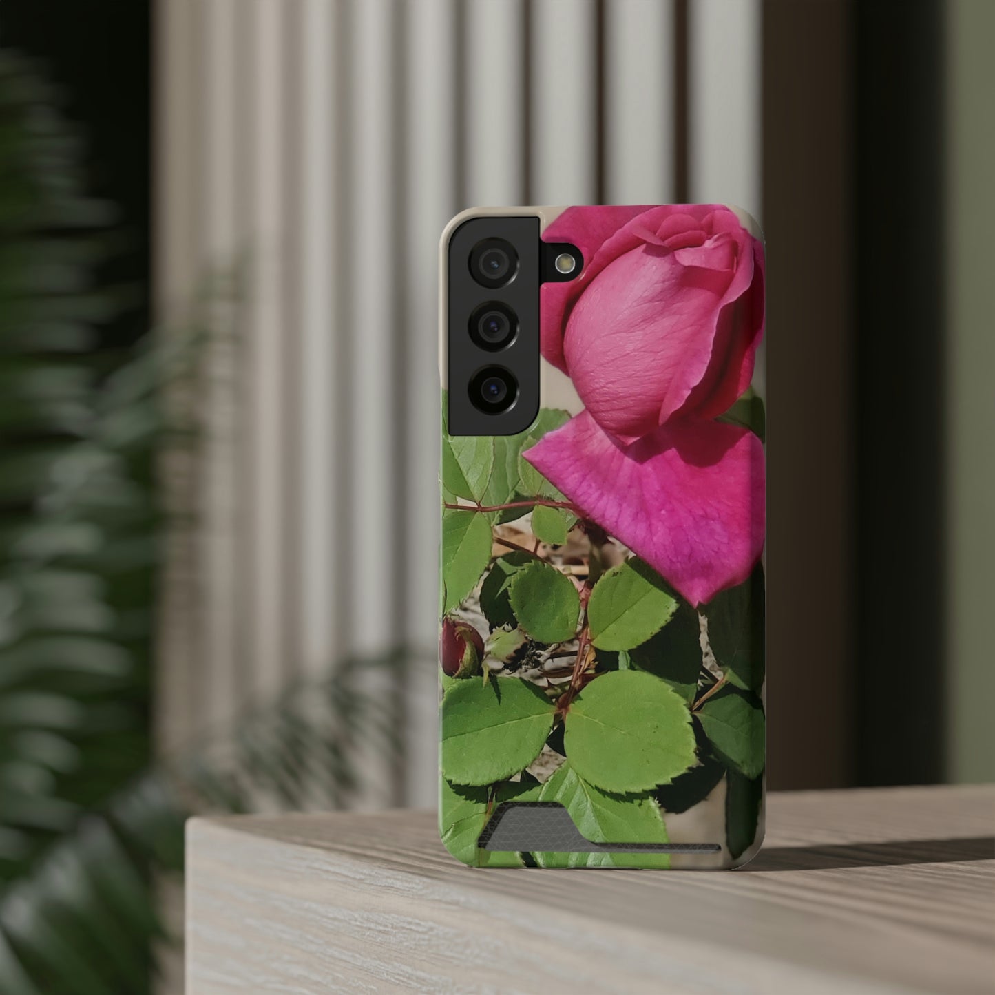 Dear Pink Rosa | Phone Case with Card Holder | High Bloom Collection | Life By Ortavia