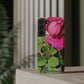 Dear Pink Rosa | Phone Case with Card Holder | High Bloom Collection | Life By Ortavia