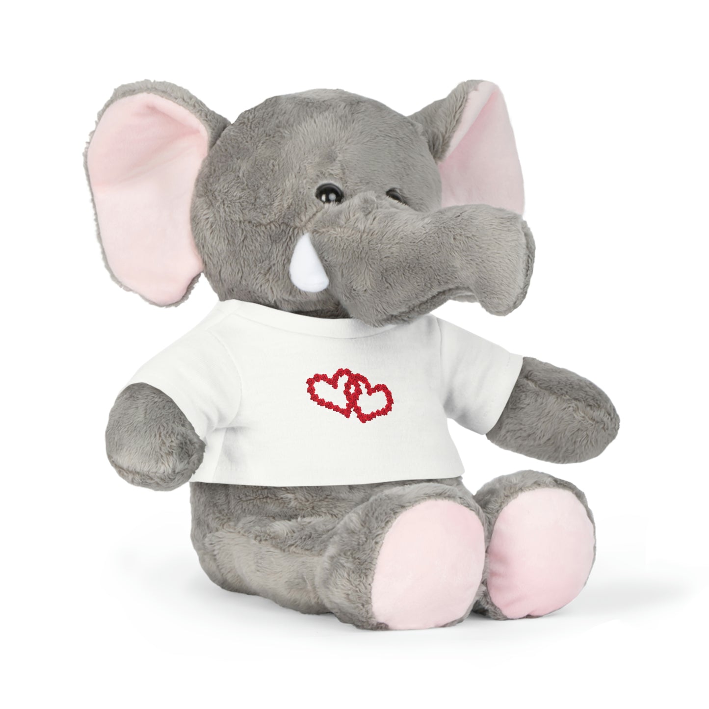 Plush Toy with T-Shirt Bear Elephant Sheep Bunny Gift for Him and Her Holiday Gifts