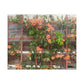 Flowers On A Rugged Fence | Puzzle | 110 252 500 1014 pc | High Bloom Collection | Life By Ortavia