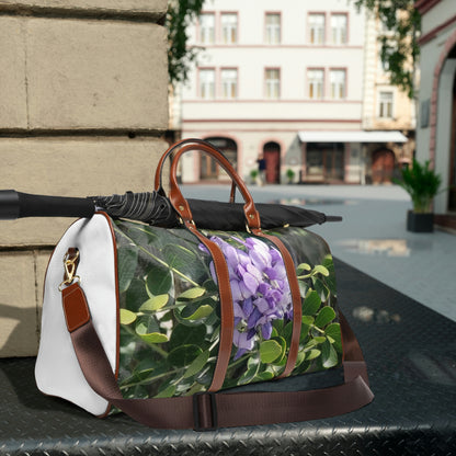 Purple Texas Mountain Laurel | Waterproof Travel Bag