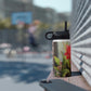 Red Canna | Stainless Steel Water Bottle, Standard Lid | High Bloom Collection | Life By Ortavia